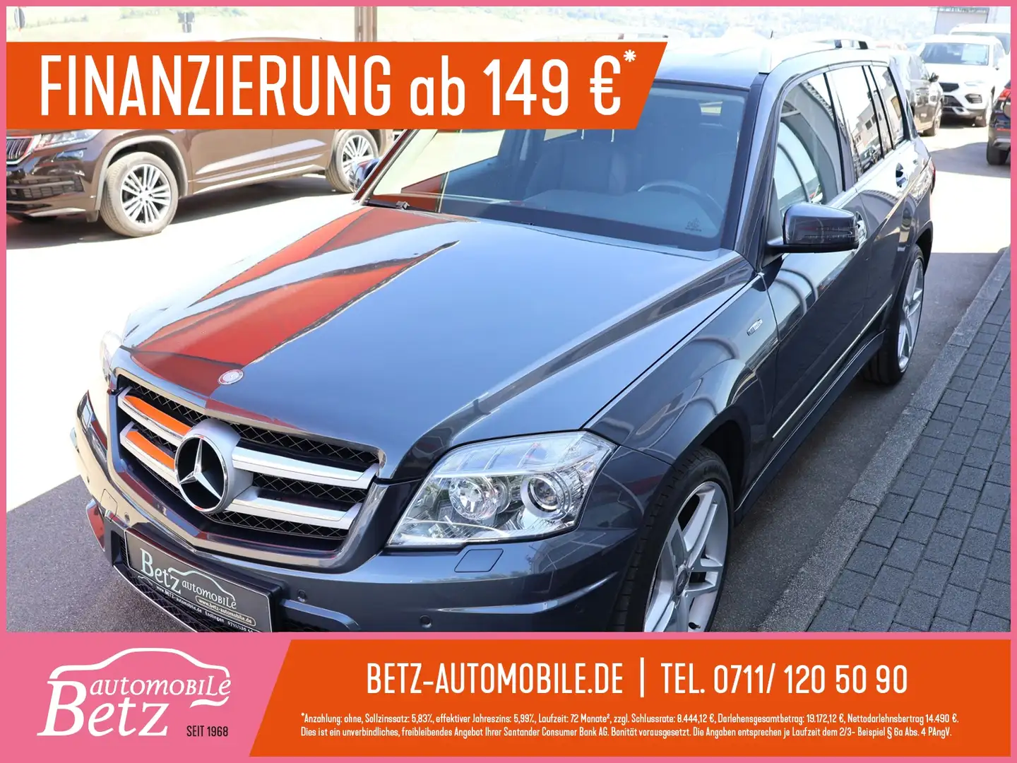 Mercedes-Benz GLK 250 CDI BlueEfficiency 4Matic AMG AHK SHZ Gri - 1