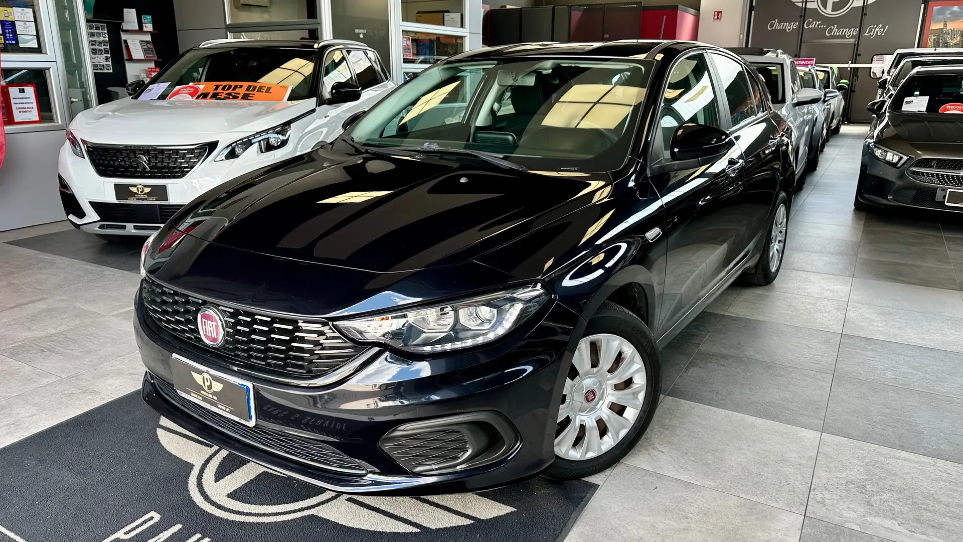 Fiat Tipo 1.3 MTJ S&S 95CV 5 Porte Easy + Neopatentato Nero - 1