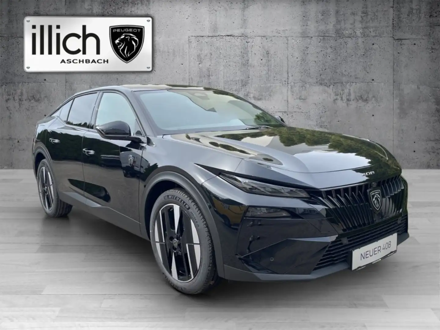 Peugeot 408 Neuer 408 GT EXCLUSIVE Hybrid 145 e-DCS6 Schwarz - 1