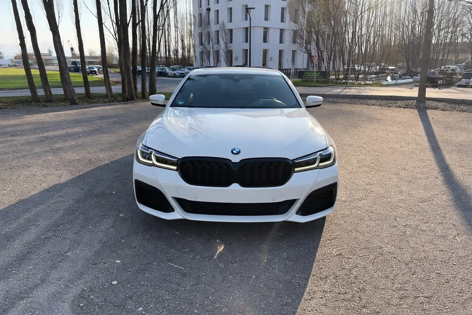 BMW 530 530d M-Paket, Heck Weiß - 2