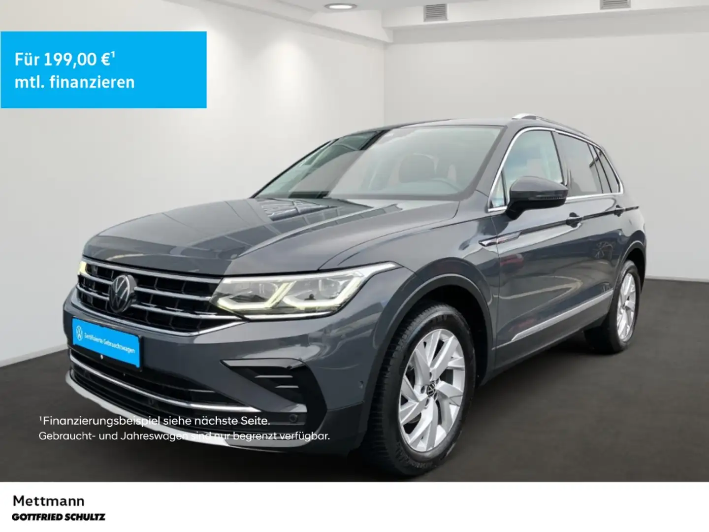 Volkswagen Tiguan 2.0 TDI Elegance DSG LED NAVI PANO SHZ PDC LM ZV Grau - 1