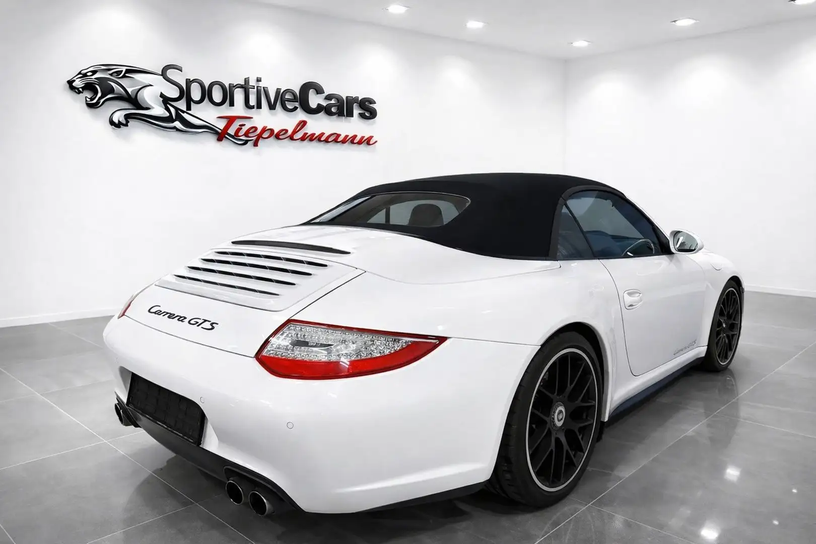 Porsche 997 GTS Cabrio Schalter Chrono SAGA deutsch 2.Hd Weiß - 2