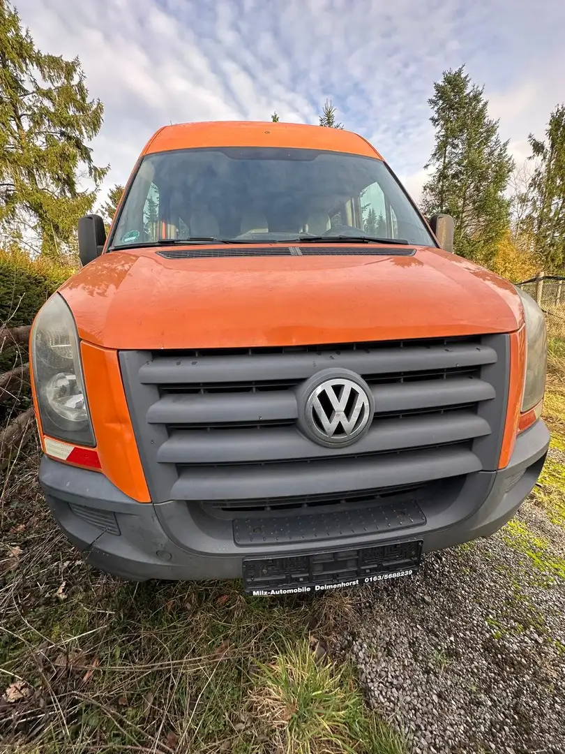 Volkswagen Crafter 35 lang L3H2. 6-Sitzplätze.Ahk Orange - 1