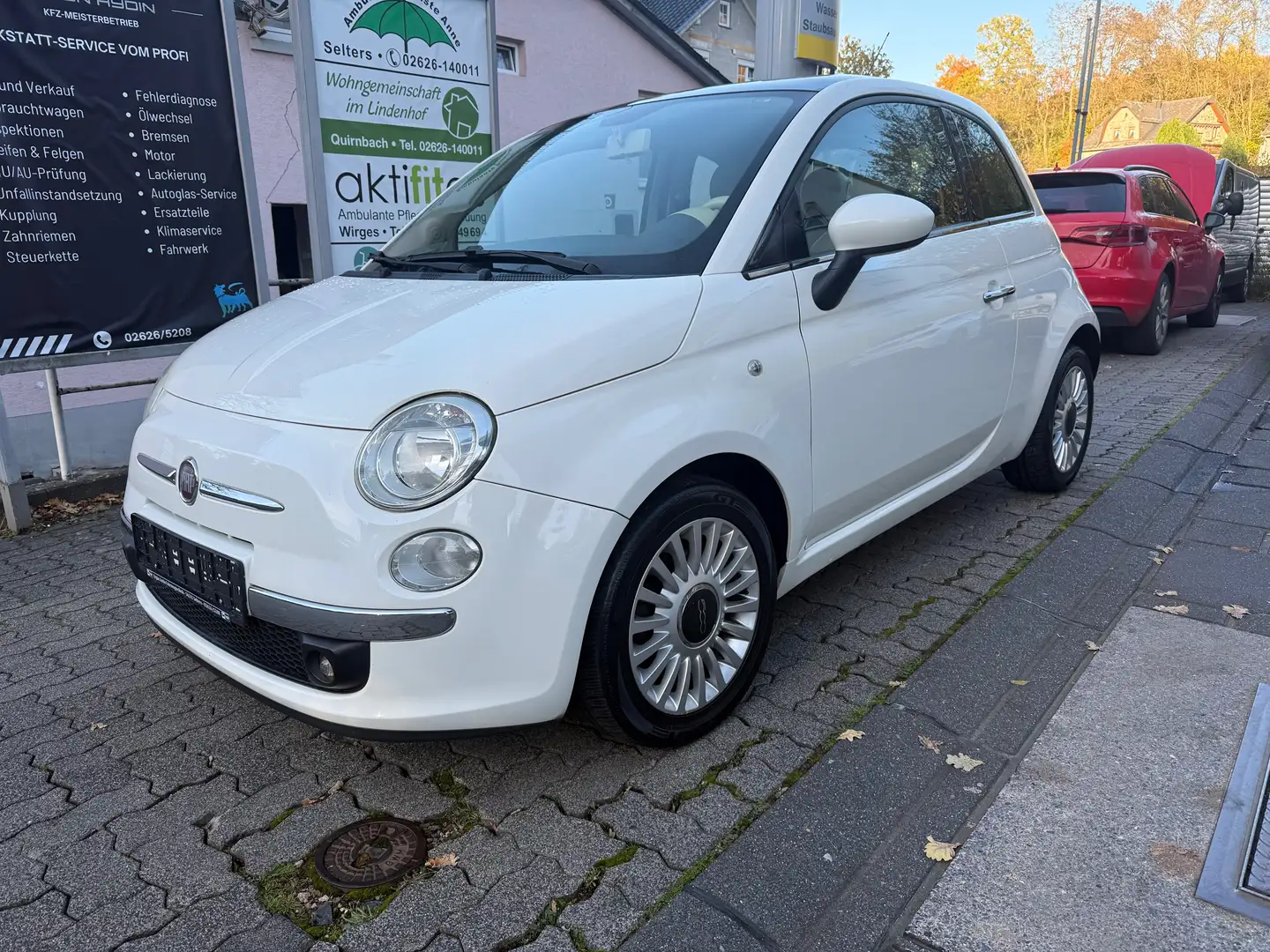 Fiat 500 Lounge Weiß - 1