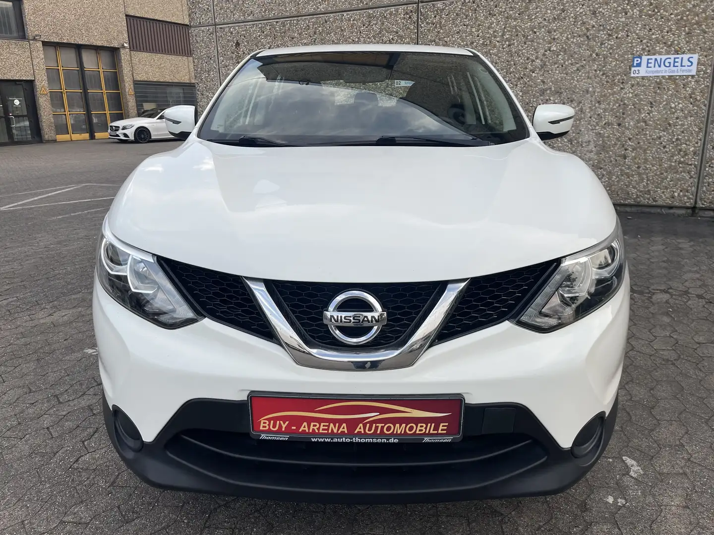 Nissan Qashqai Visia 1.2 DIG-T SUV Voll S-Heft Weis Top Gepflegt Blanc - 2