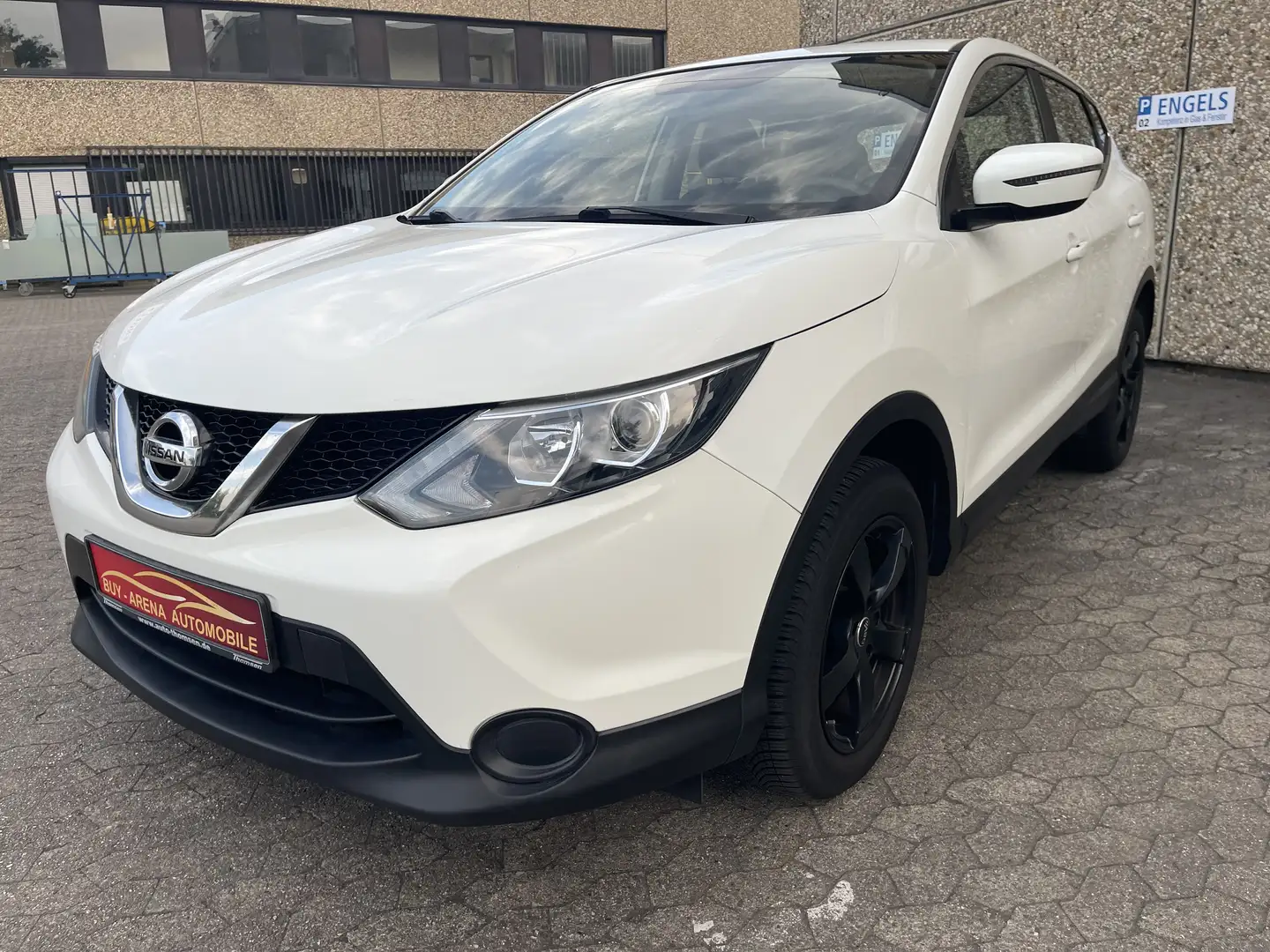 Nissan Qashqai Visia 1.2 DIG-T SUV Voll S-Heft Weis Top Gepflegt Blanc - 1