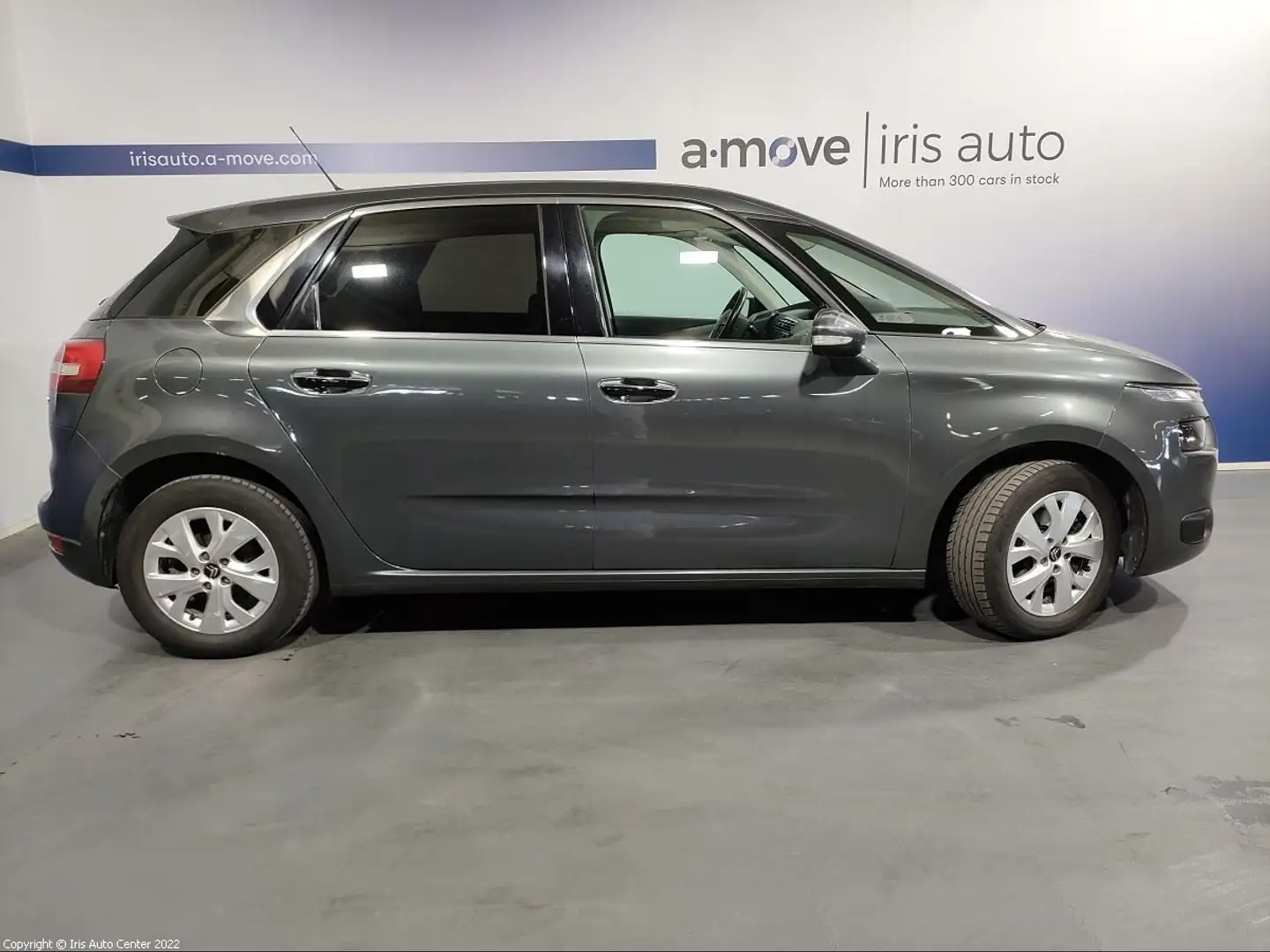Citroen C4 Picasso 1.6 BLUEHDI | NAVI | AIRCO | CAPTEUR AR Gris - 2