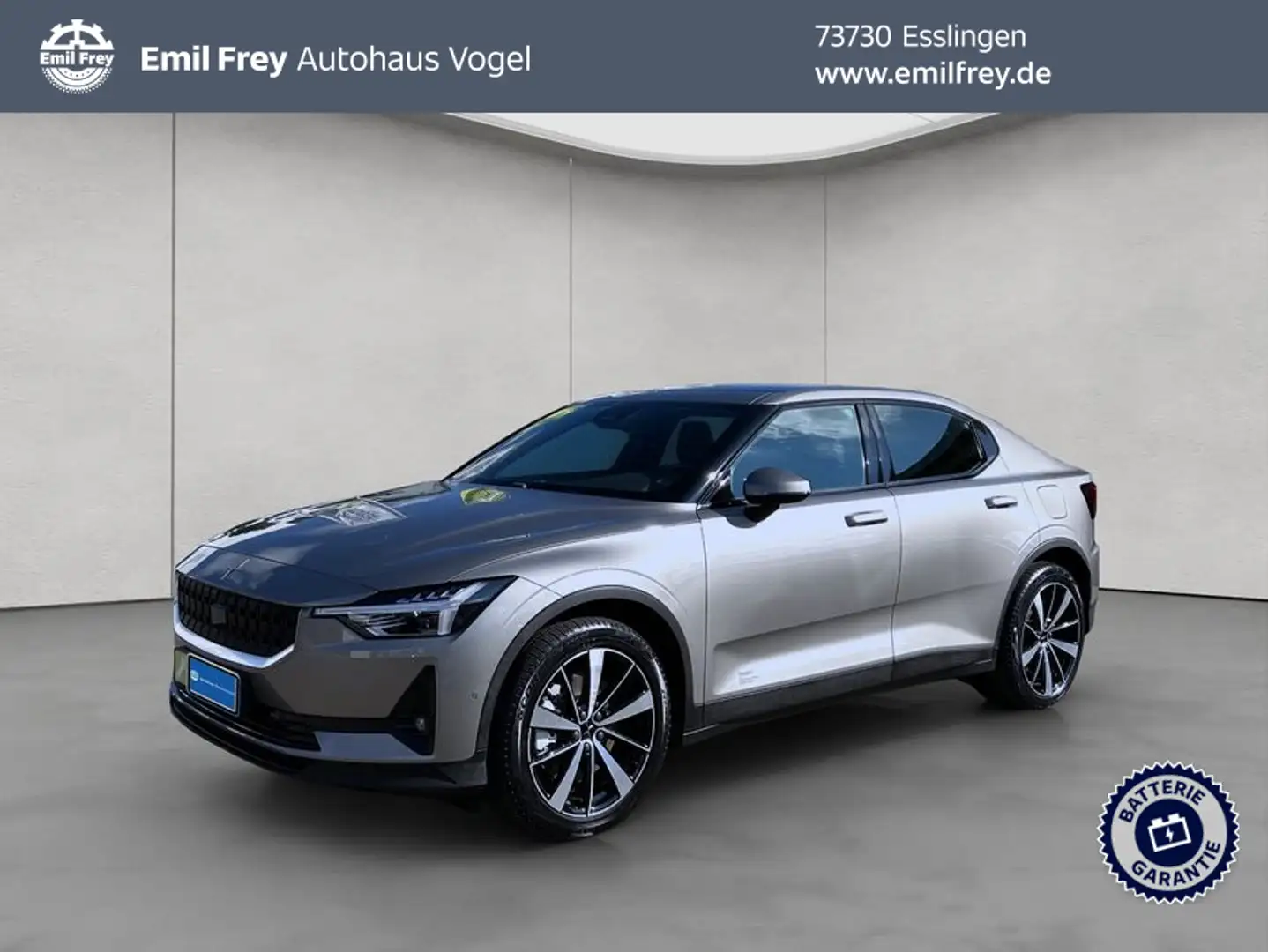Polestar 2 Single Motor 78kWh, 231PS Argent - 1