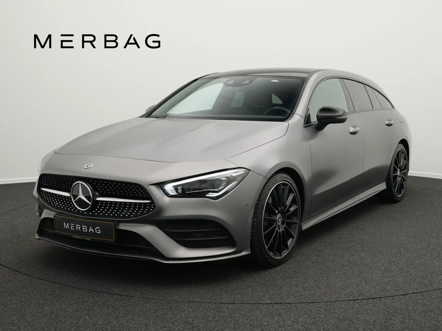 Mercedes-Benz CLA 250 CLA 250 SB 4M AMG-Line Multi+Pano+Night+Memo Navi Gris - 1