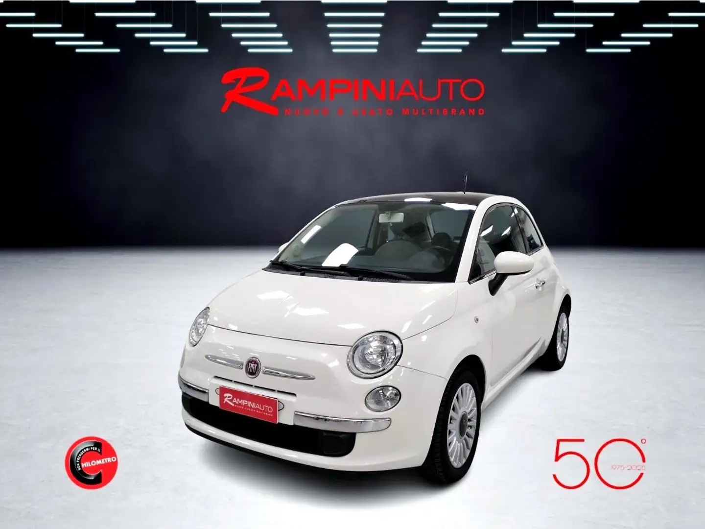 Fiat 500 1.2 Lounge Pronta Consegna Blanc - 2