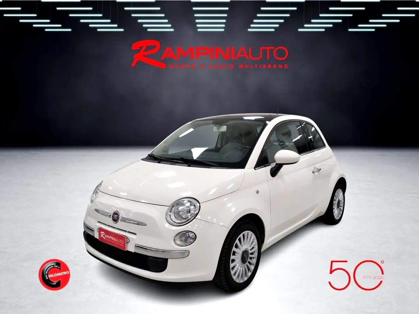 Fiat 500 1.2 Lounge Pronta Consegna Blanc - 1