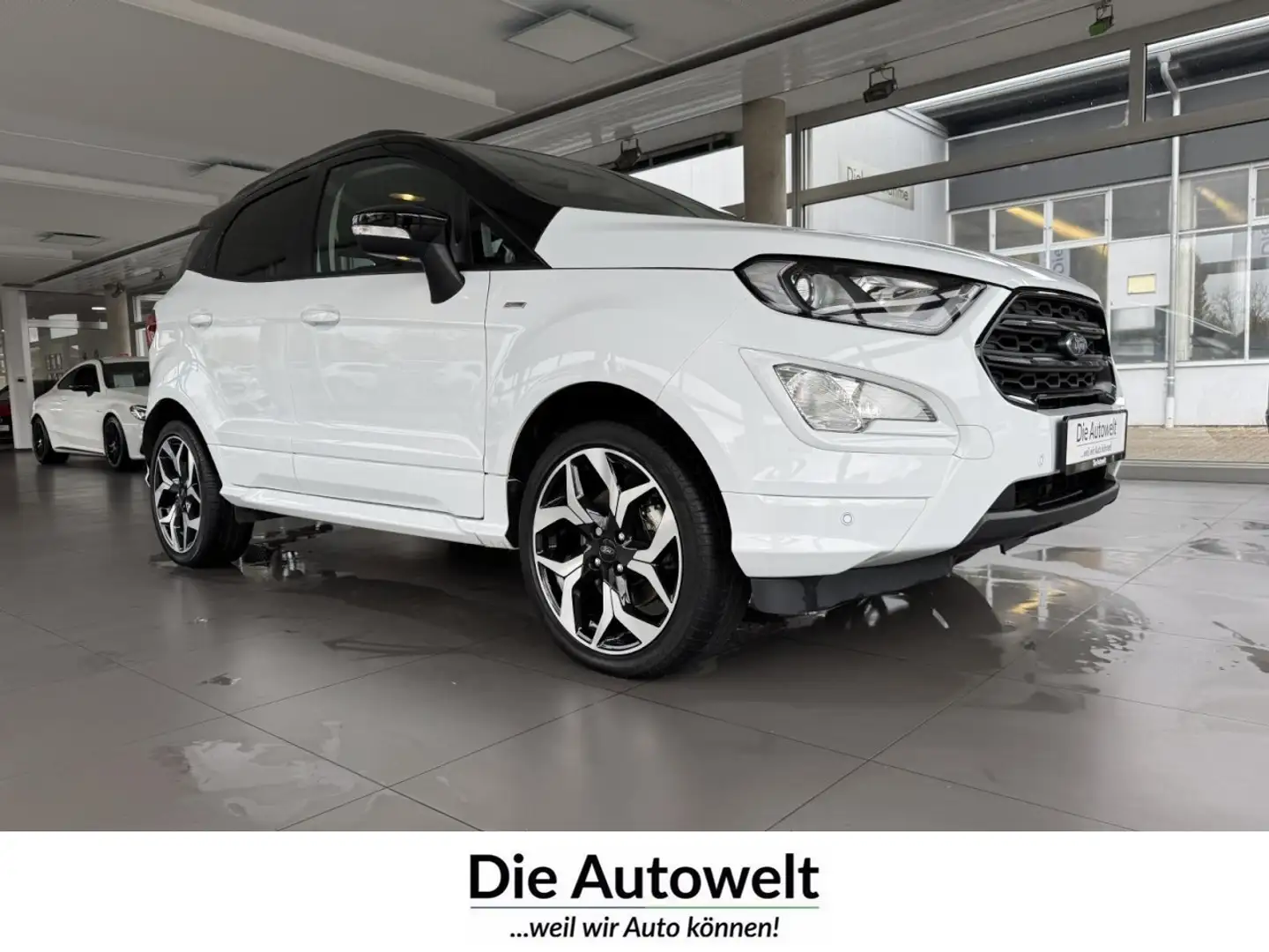 Ford EcoSport ST-Line 1.0 NAVI R-KAM PDC AHK GRA SHZG Klima Blanco - 1