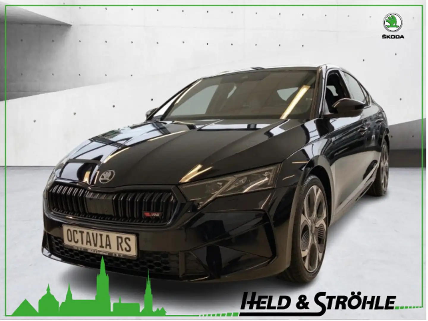 Skoda Octavia RS 2,0 TSI 195 kW AHK HUD 360° MEMORY Schwarz - 1