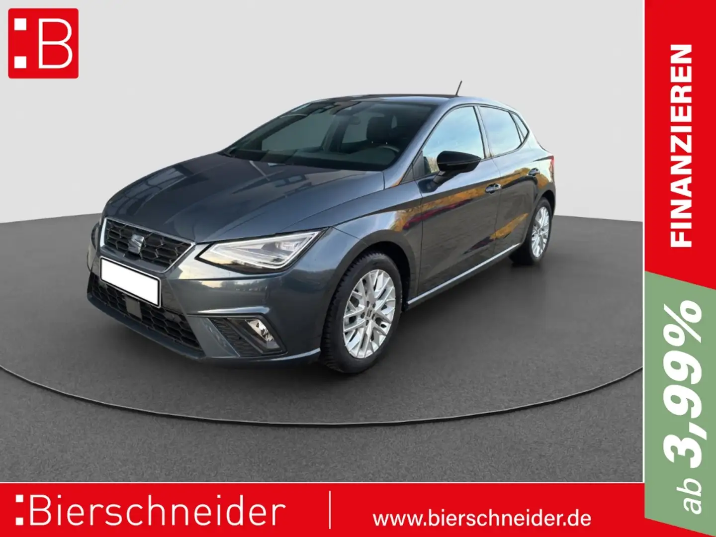 SEAT Ibiza 1.0 TSI DSG FR AB 139EUR NAVI REAR VIEW SHZ Grau - 1