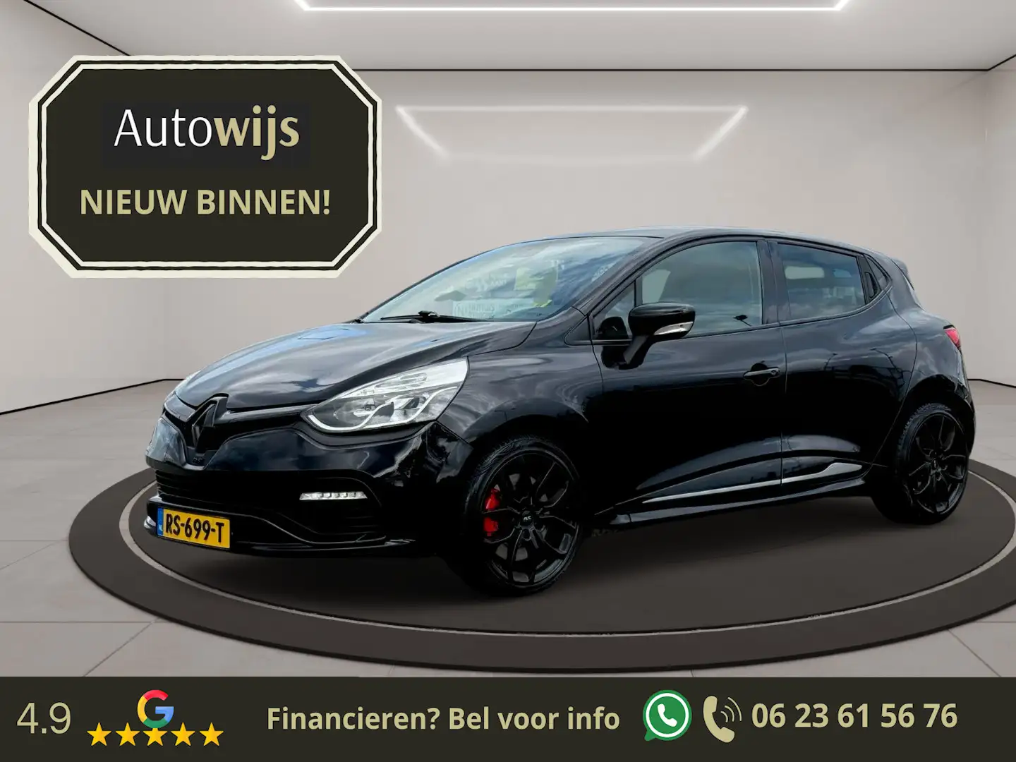 Renault Clio 1.6 R.S. Monaco GP|AUT|Leder|Camera|Stoelverw Zwart - 1