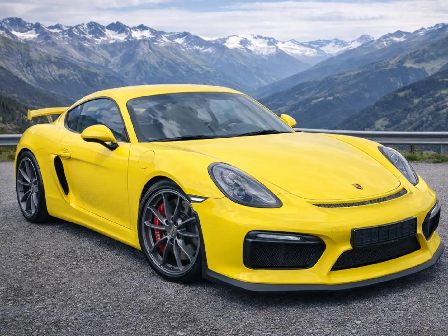 Porsche Cayman GT4 Gelb - 1