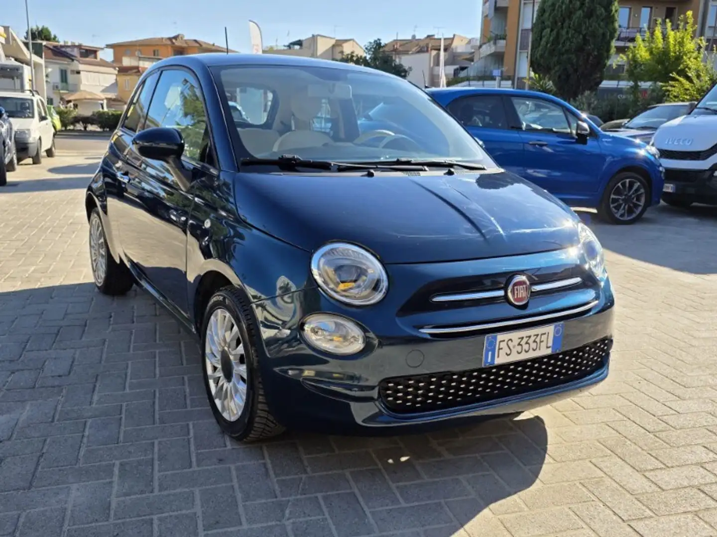 Fiat 500 500 1.2 Lounge Bleu - 2