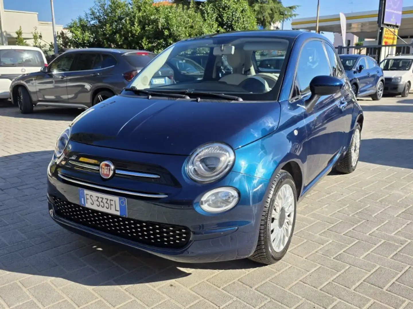Fiat 500 500 1.2 Lounge Bleu - 1