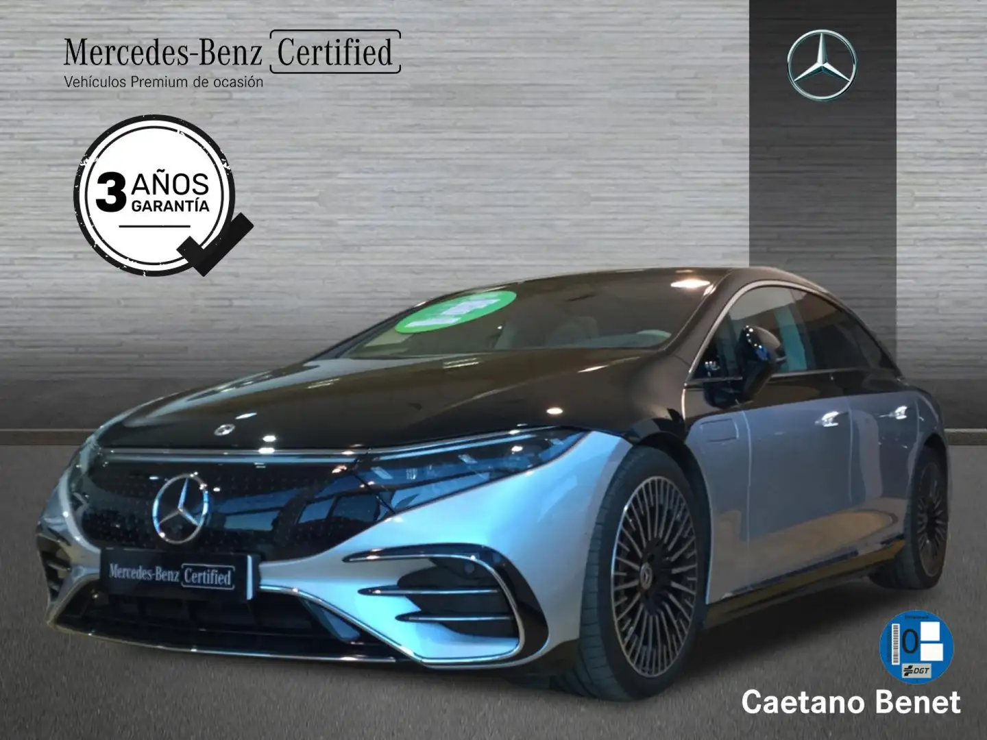 Mercedes-Benz EQS 580 4Matic Argent - 1