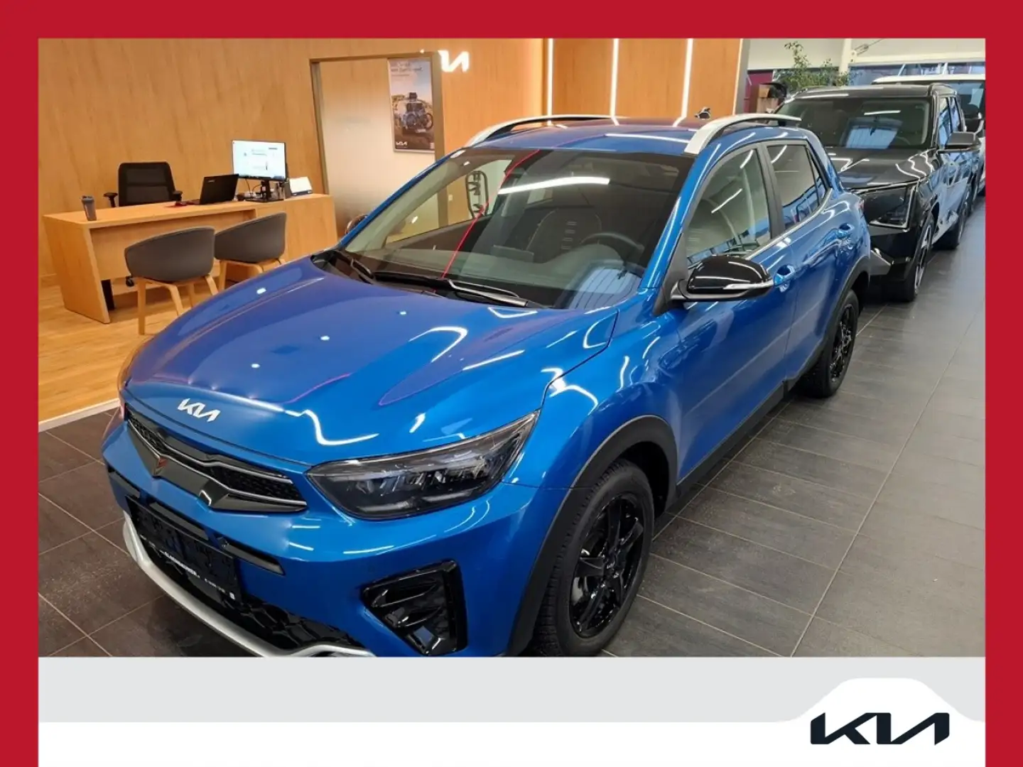 Kia Stonic 1,0 TGDI GPF ISG GT-Line 48V DCT Aut. Blau - 1