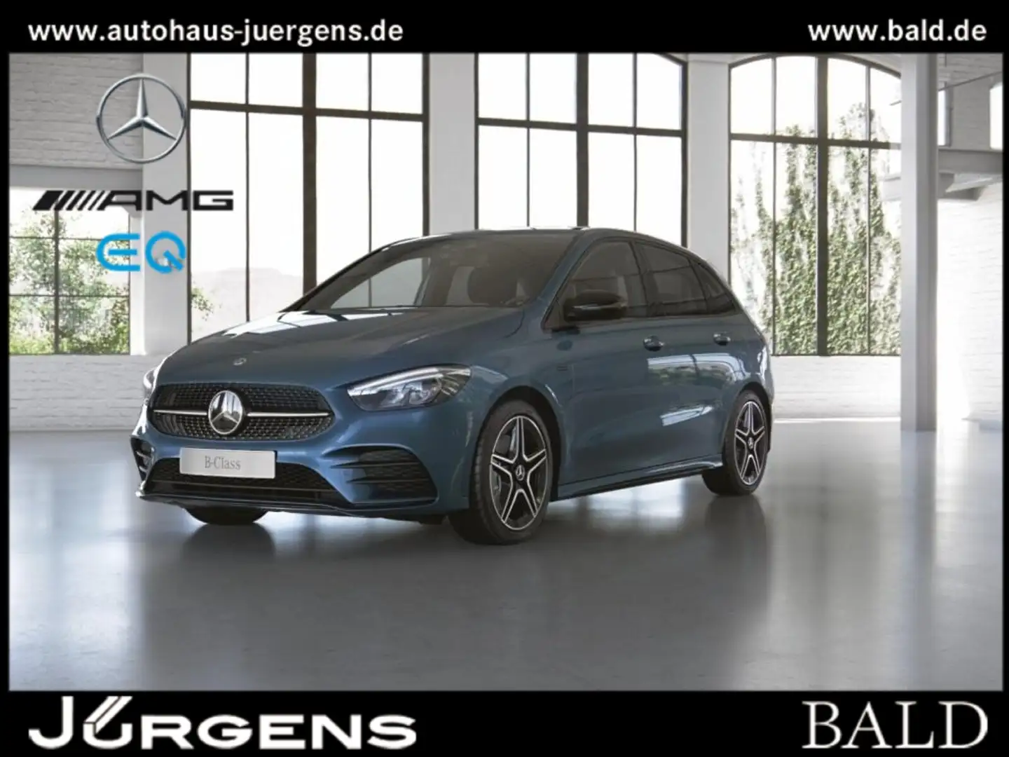 Mercedes-Benz B 250 e AMG-Sport/LED/Cam/AHK/Night/Ambiente/18" Blauw - 1