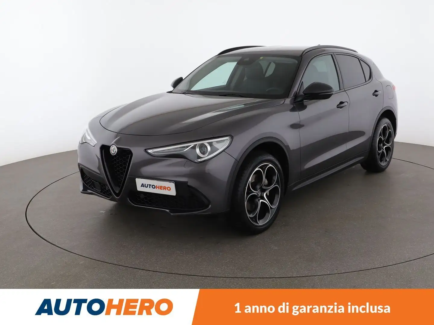 Alfa Romeo Stelvio 2.0 Turbo B-Tech 200 CV AT8 Q4 Gris - 1