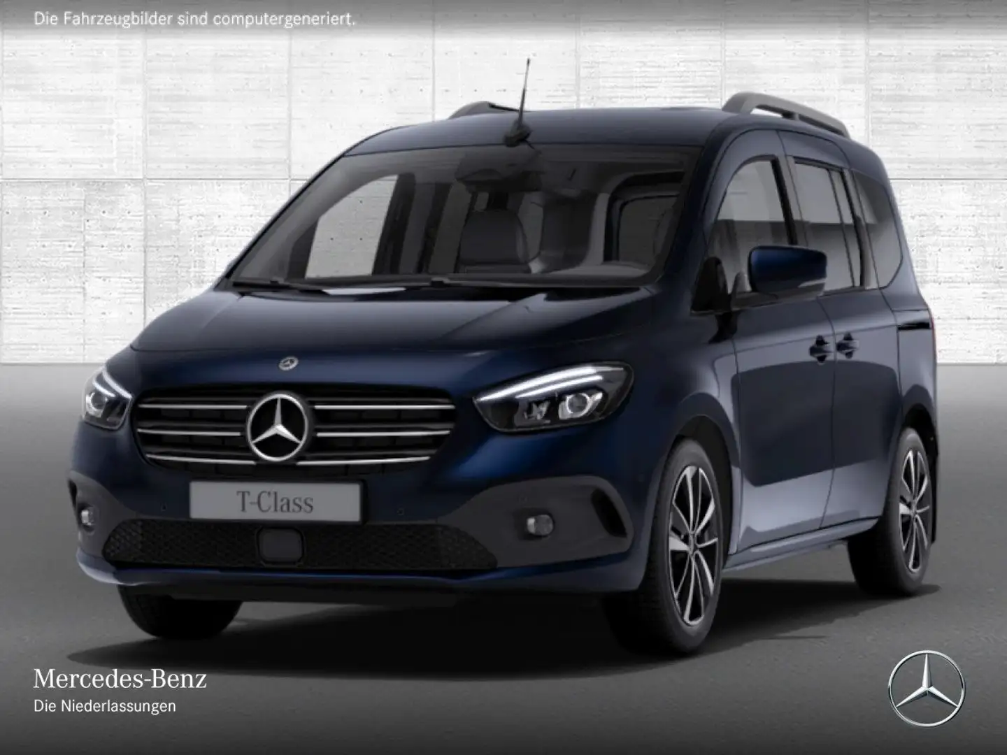 Mercedes-Benz T-Class T 180 EDITION+PROGRESSIVE+Klimaautom+AHK+Navi+PTS Blau - 2