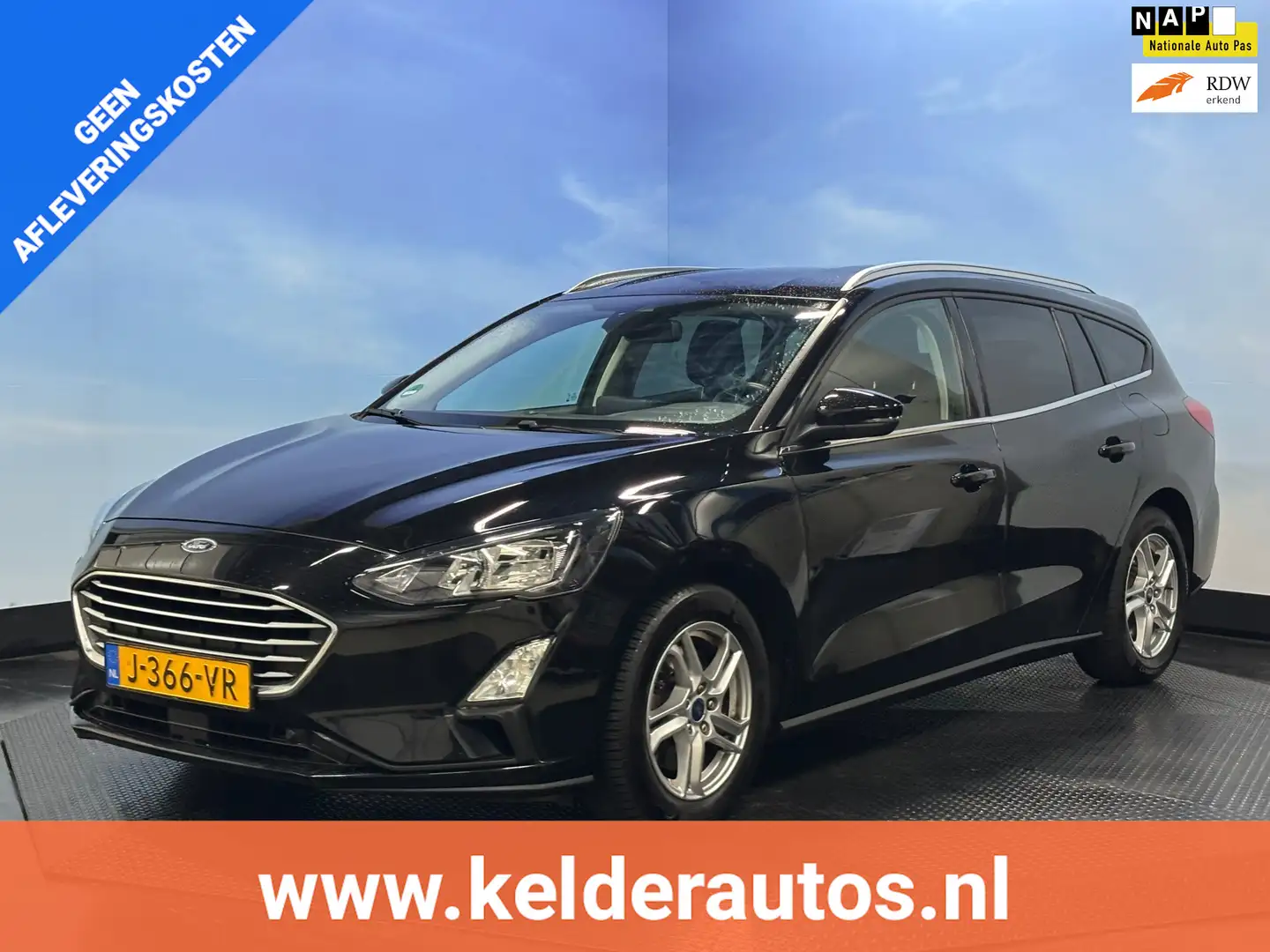Ford Focus Wagon 1.0 EcoBoost Hybrid Trend Edition Business A Zwart - 1