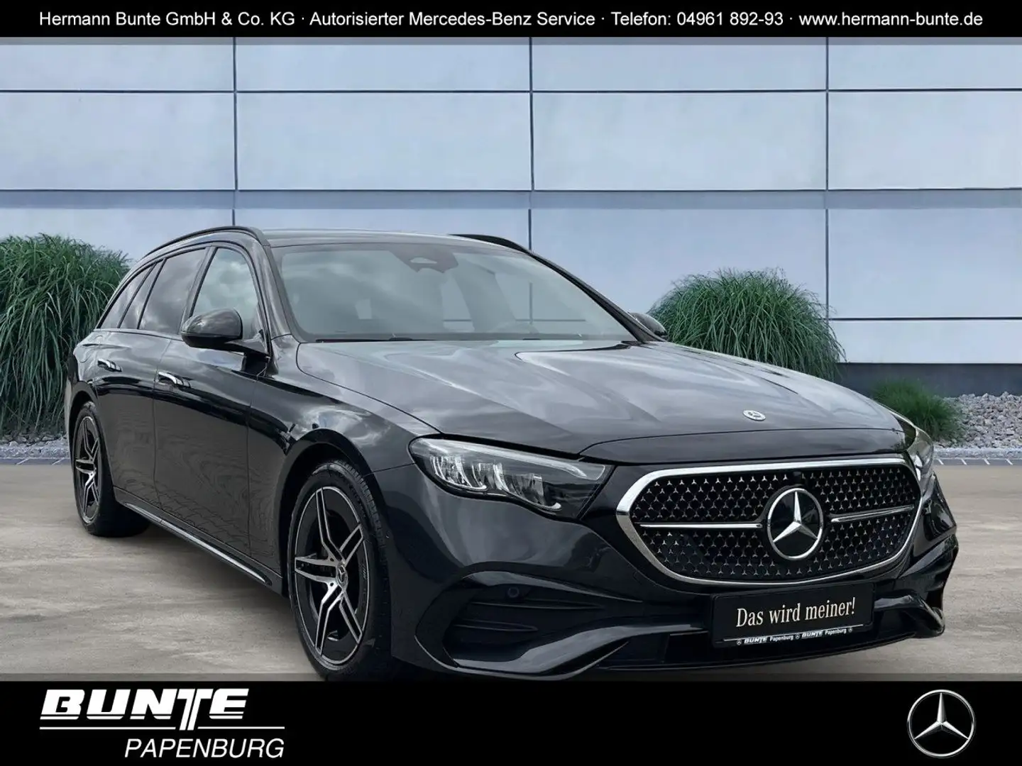 Mercedes-Benz E 220 d T AMG ADV./AHK/NIGHT/KEYL./LED/NEU MOD Grau - 1