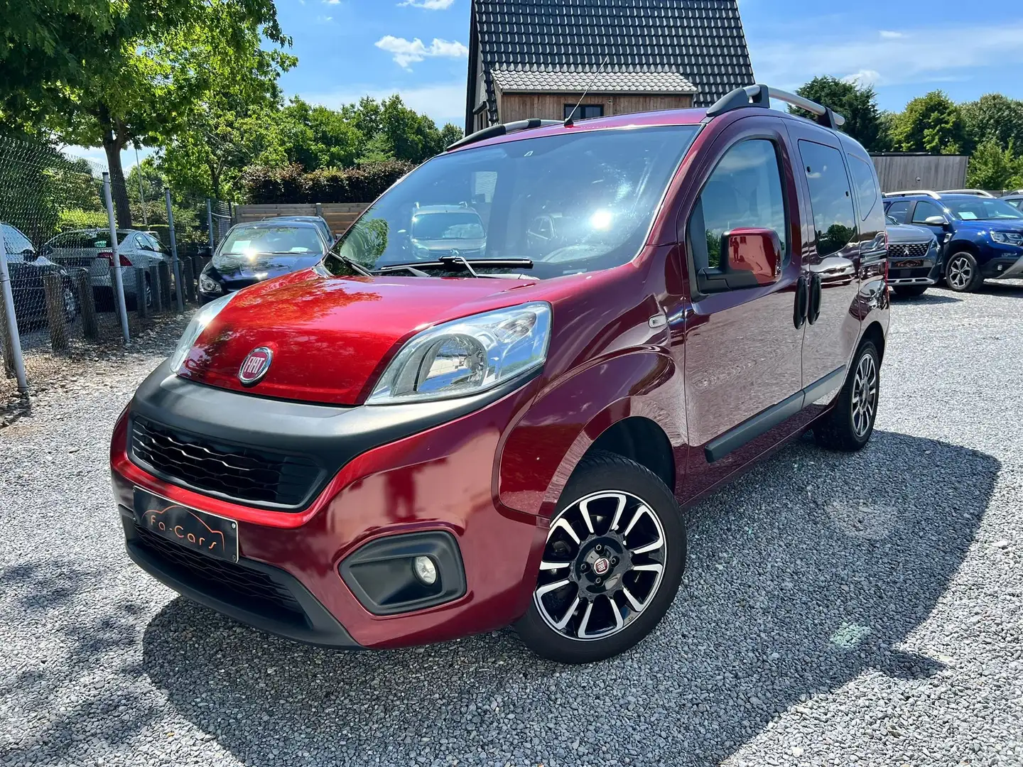 Fiat Qubo 1.4 Benzine + CNG - Airco - Euro 6b Rouge - 1