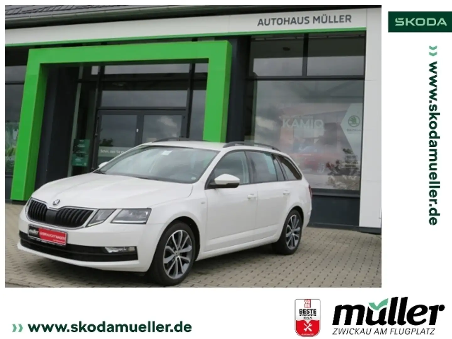 Skoda Octavia Combi Soleil 85kW SHZ ACC beh. LR Wit - 1