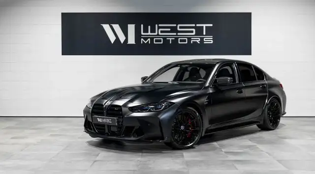 BMW M3 G80 Compétition xDrive 510 – Immat France Carbone Int. Ext Tête Haute Harman Kardon Cam 360° TVA Récup 982EMOIS
