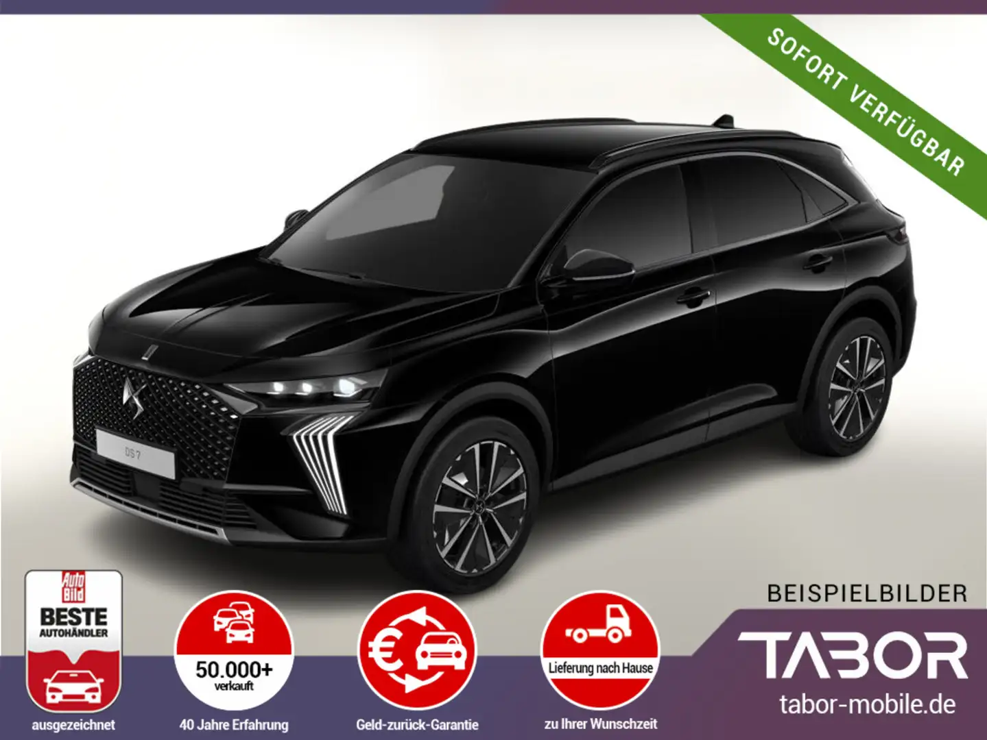 DS Automobiles DS 7 Crossback 130 EAT8 Pallas LED Nav Keyl Kam SHZ Memory Fekete - 2
