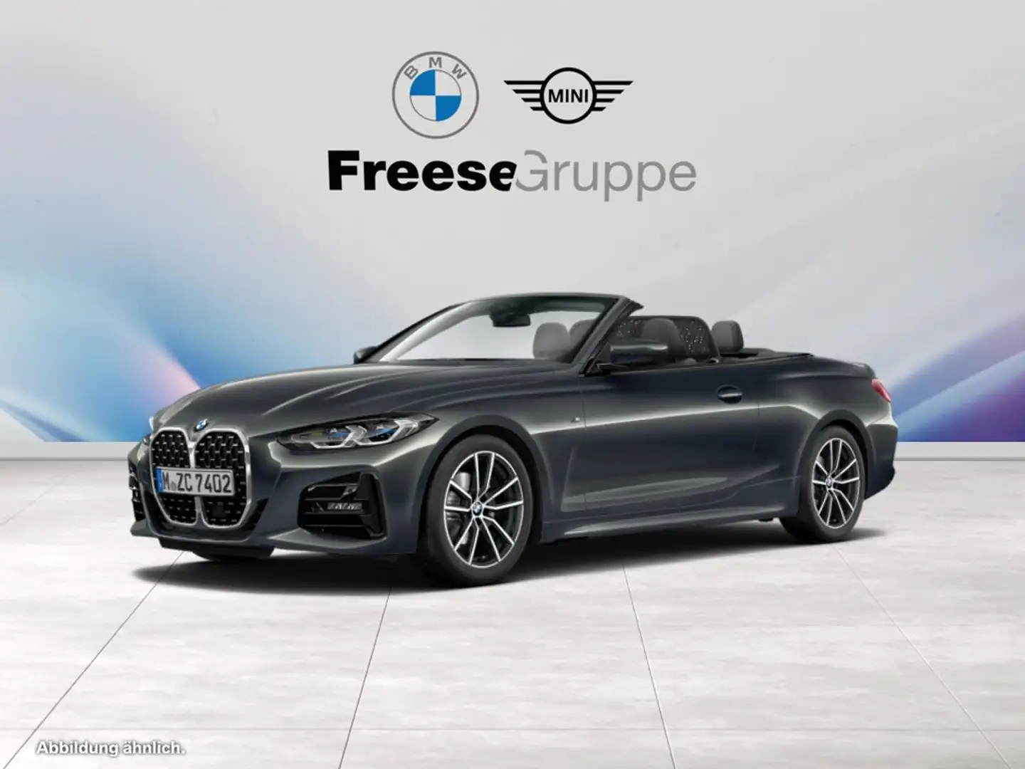 BMW 430 i Cabrio AHK Laser HIFI LENKRADHZ LORDOSE LED Grau - 1