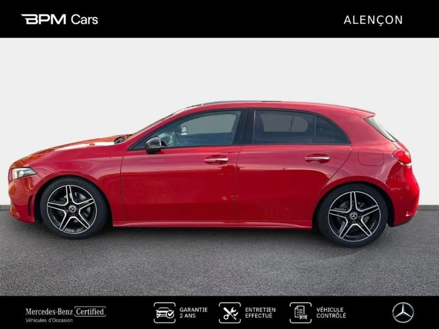 Mercedes-Benz A 180 180 d 116ch AMG Line 7G-DCT Rouge - 2