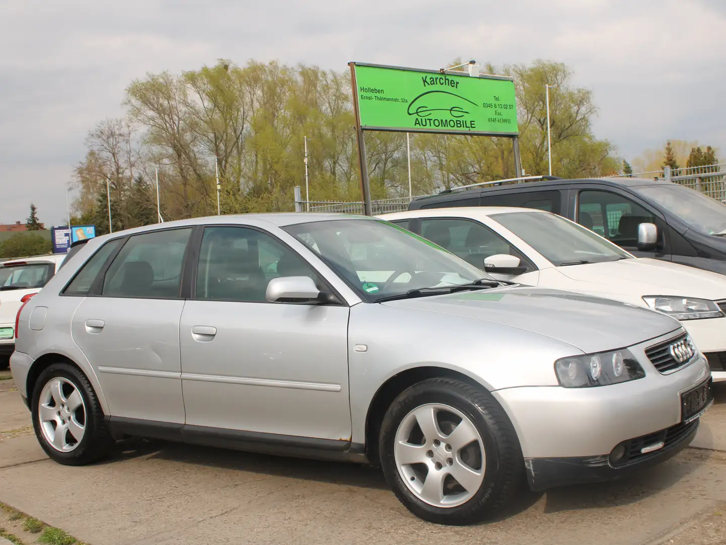 Audi A3 1.6 Ambiente*AHK*SH*PDC*Allwetter* Argent - 1