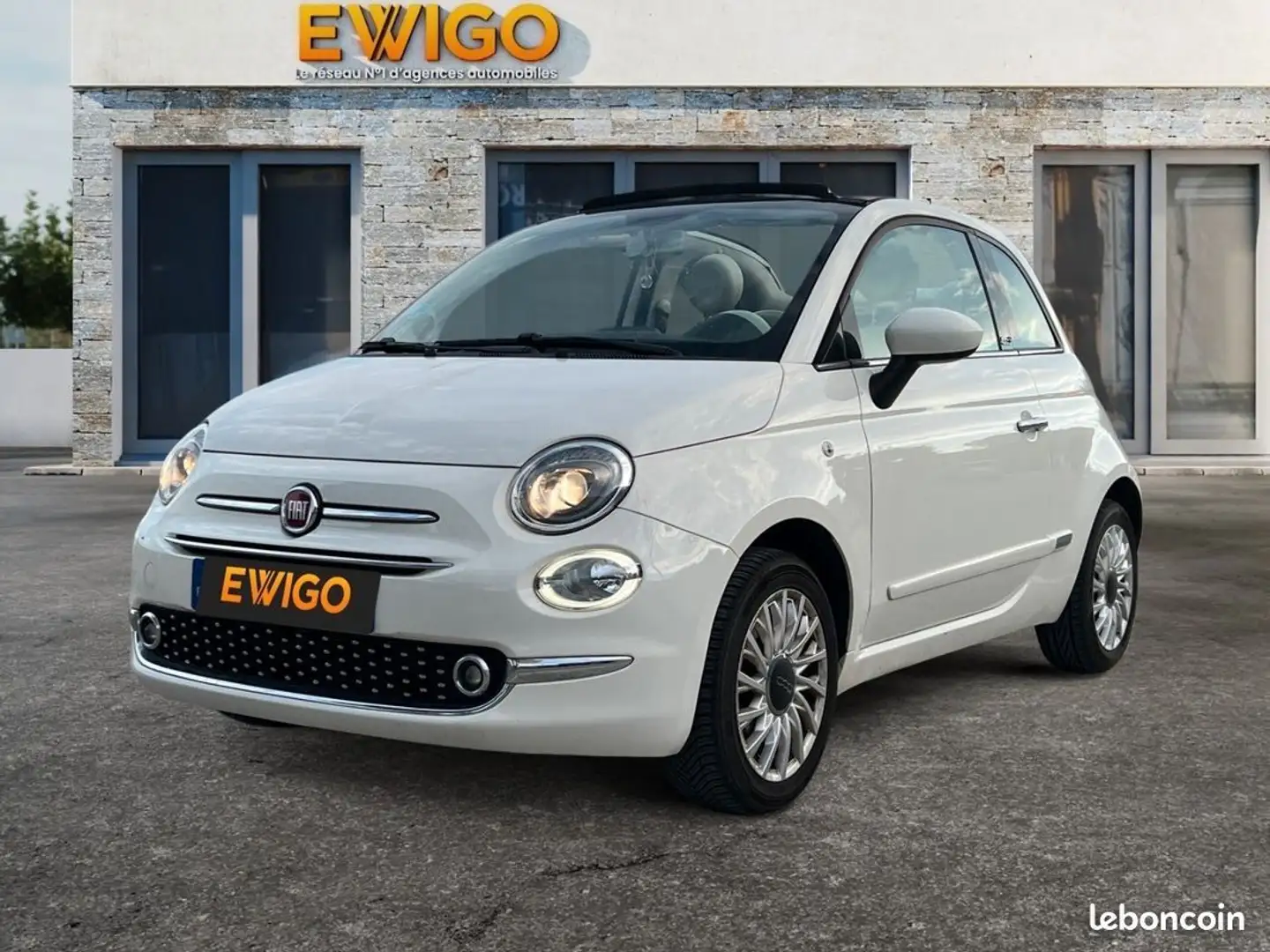 Fiat 500C cabriolet 1.2 70 lounge revision faite Beige - 1