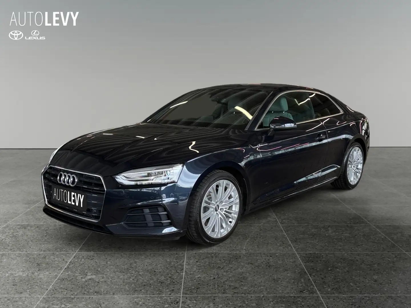 Audi A5 Coupe 2.0 TFSI +Vollleder+Navi+SitzHeiz.+PDC Blauw - 2