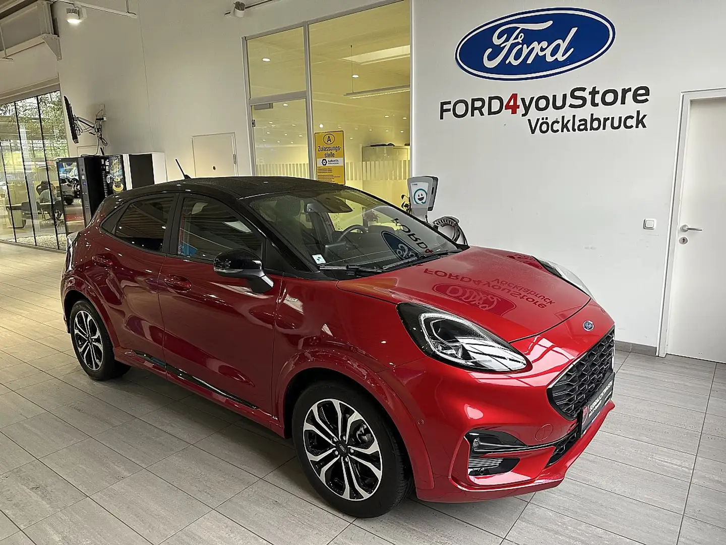 Ford Puma 1,0 EcoBoost Hybrid ST-Line Aut. Rot - 1