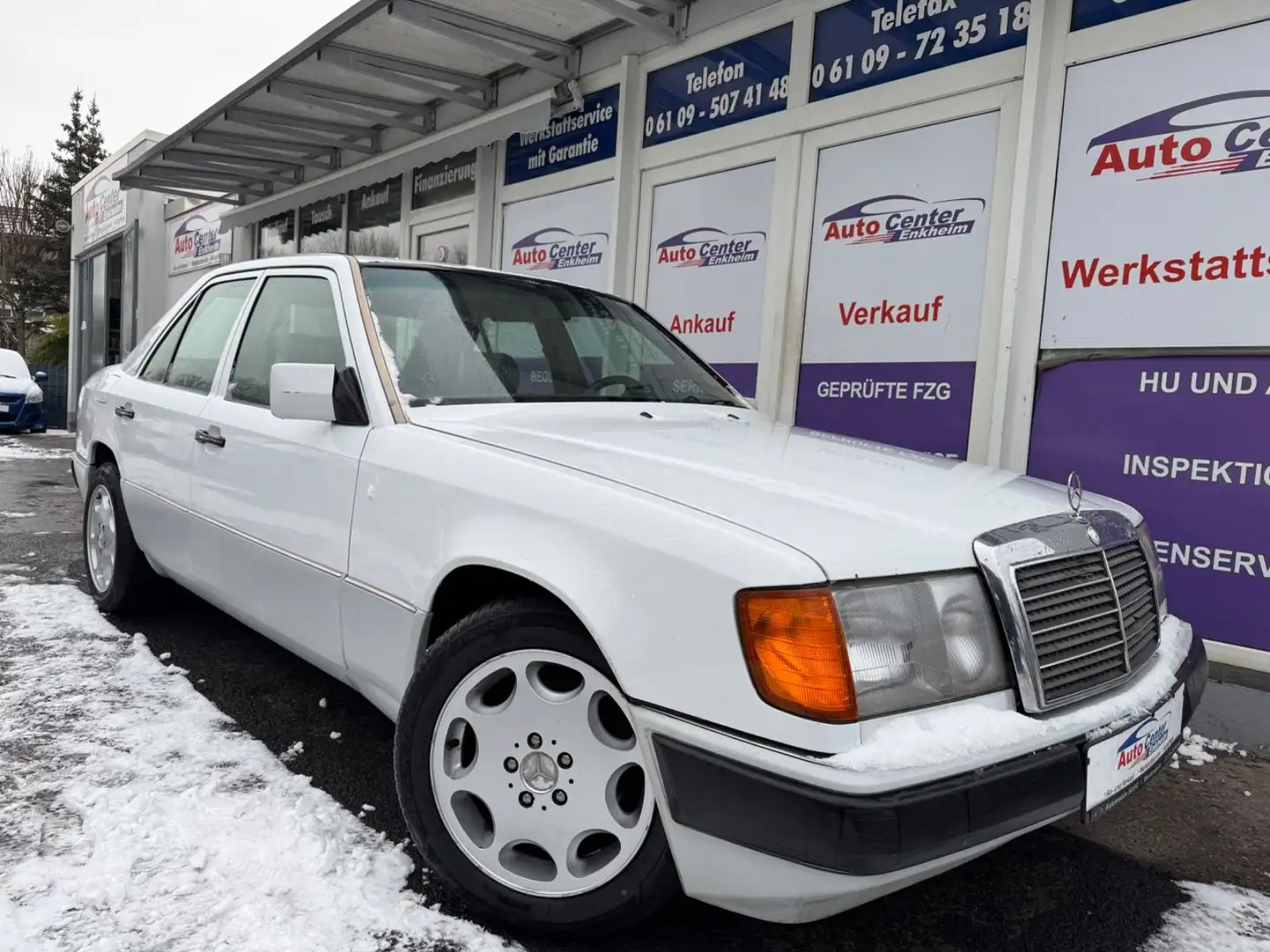 Mercedes-Benz 250 D W124 *H-Kennzeichen*Tüv Neu*Klima*Leder* Weiß - 1