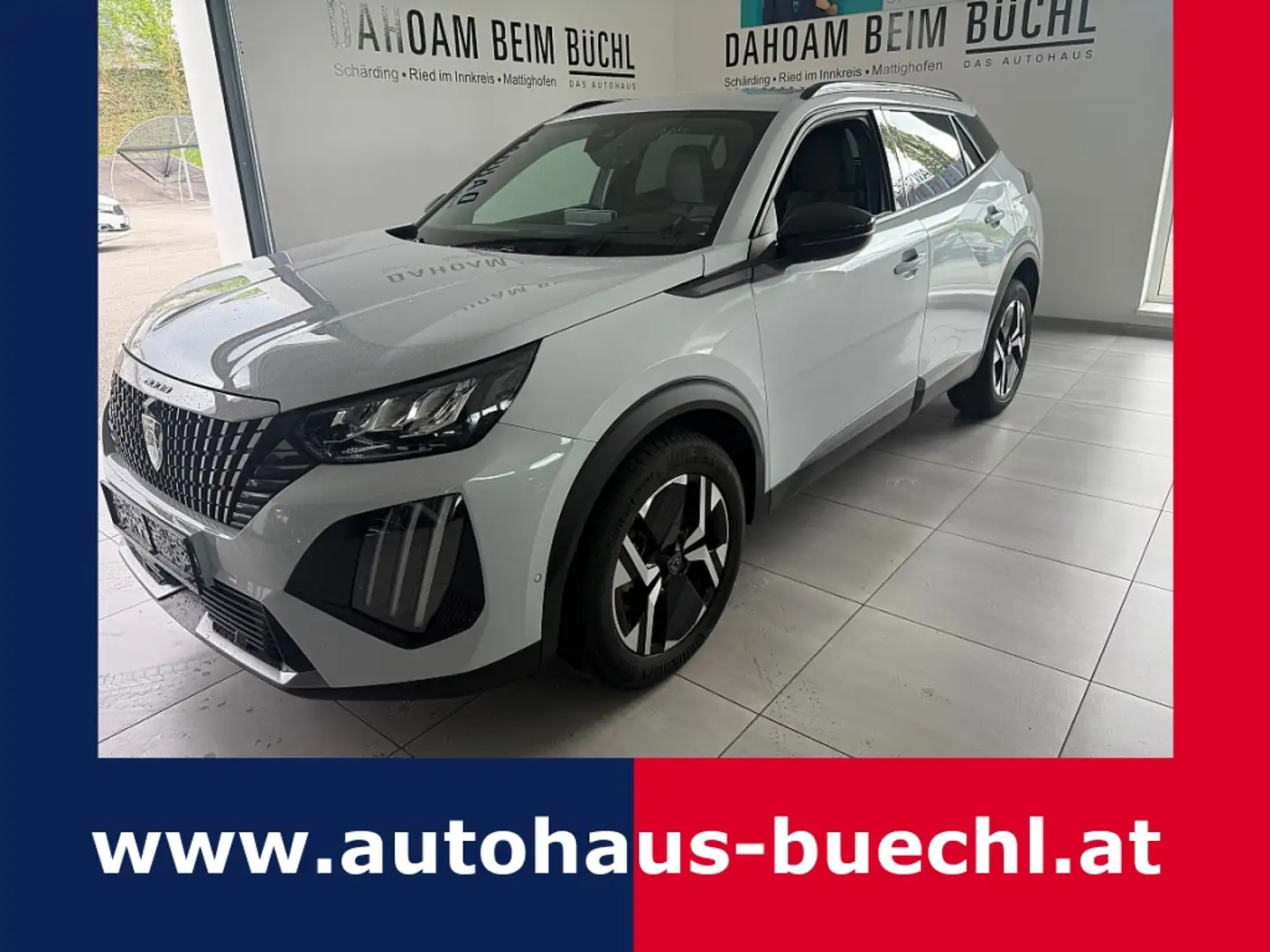 Peugeot 2008 PureTech 100 S&S Allure 6-Gang-Manuell Blanc - 1