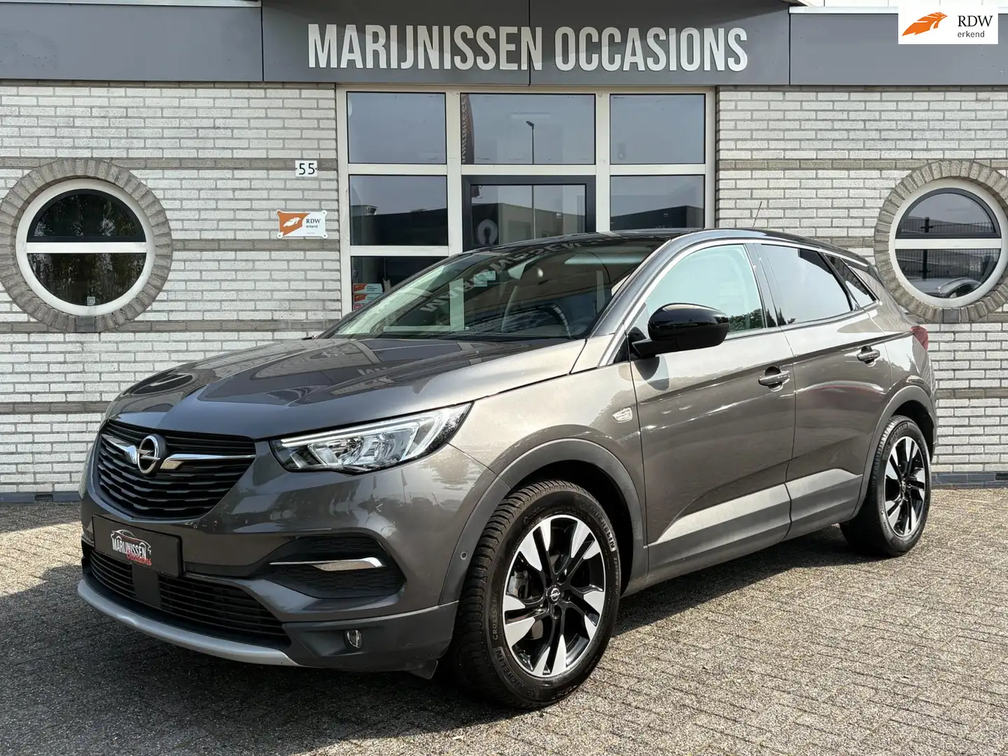 Opel Grandland X 1.2 Turbo Ultimate |Leder,Cam,Nav| Grau - 1