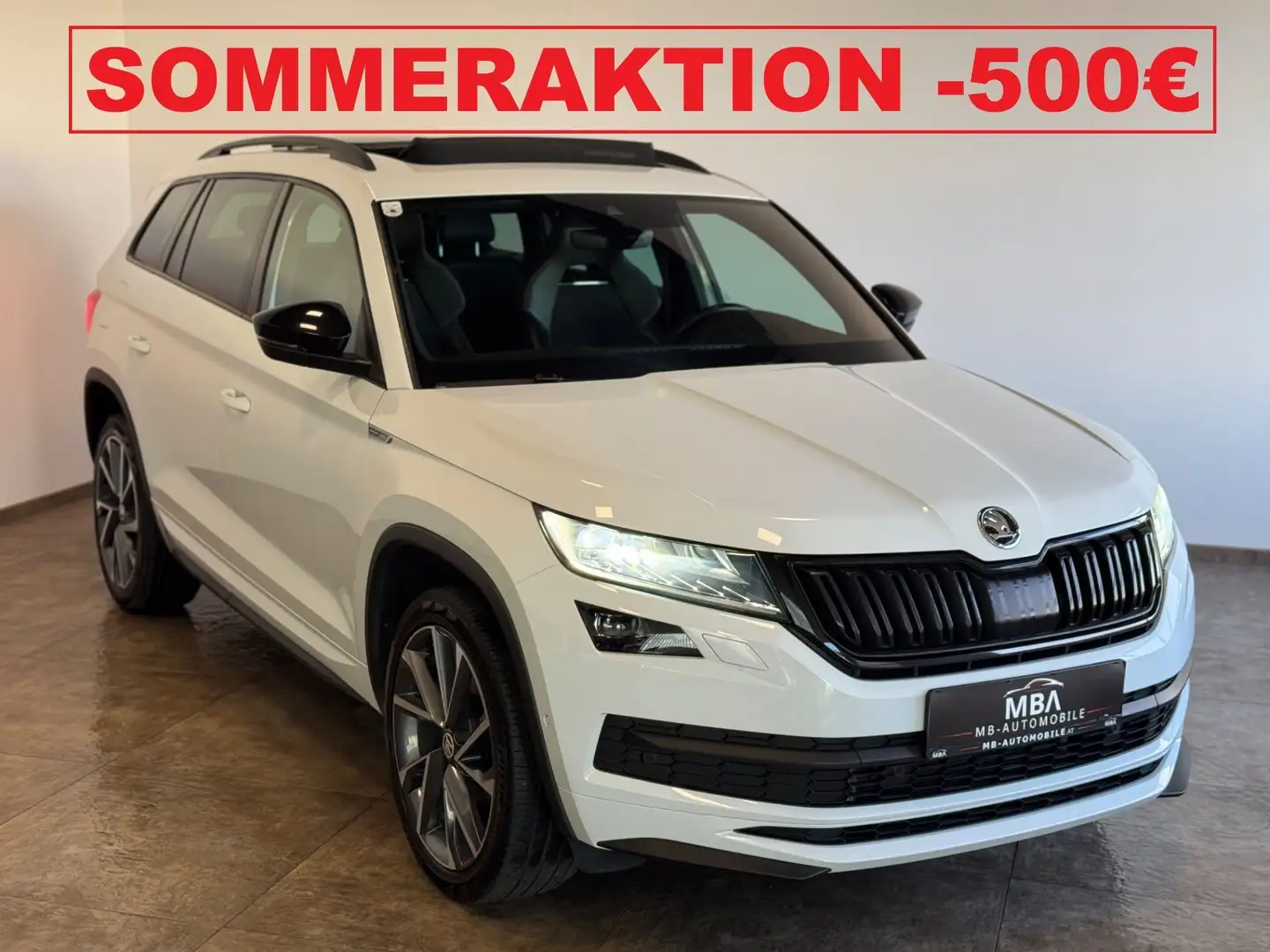 Skoda Kodiaq 2.0 TDI DSG Sportline 4x4 | 20" | PANO | AHK | mt Weiß - 1