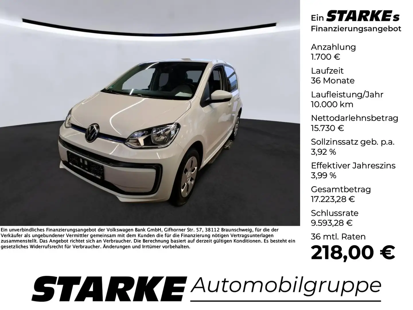 Volkswagen e-up! Style Plus Blanc - 1