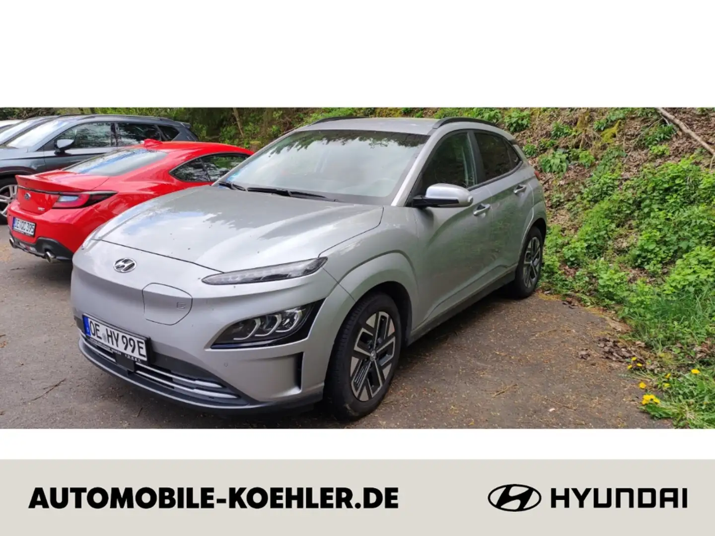 Hyundai KONA Trend Elektro 2WD NAVI LED ACC SITZHEIZUNG Silber - 1