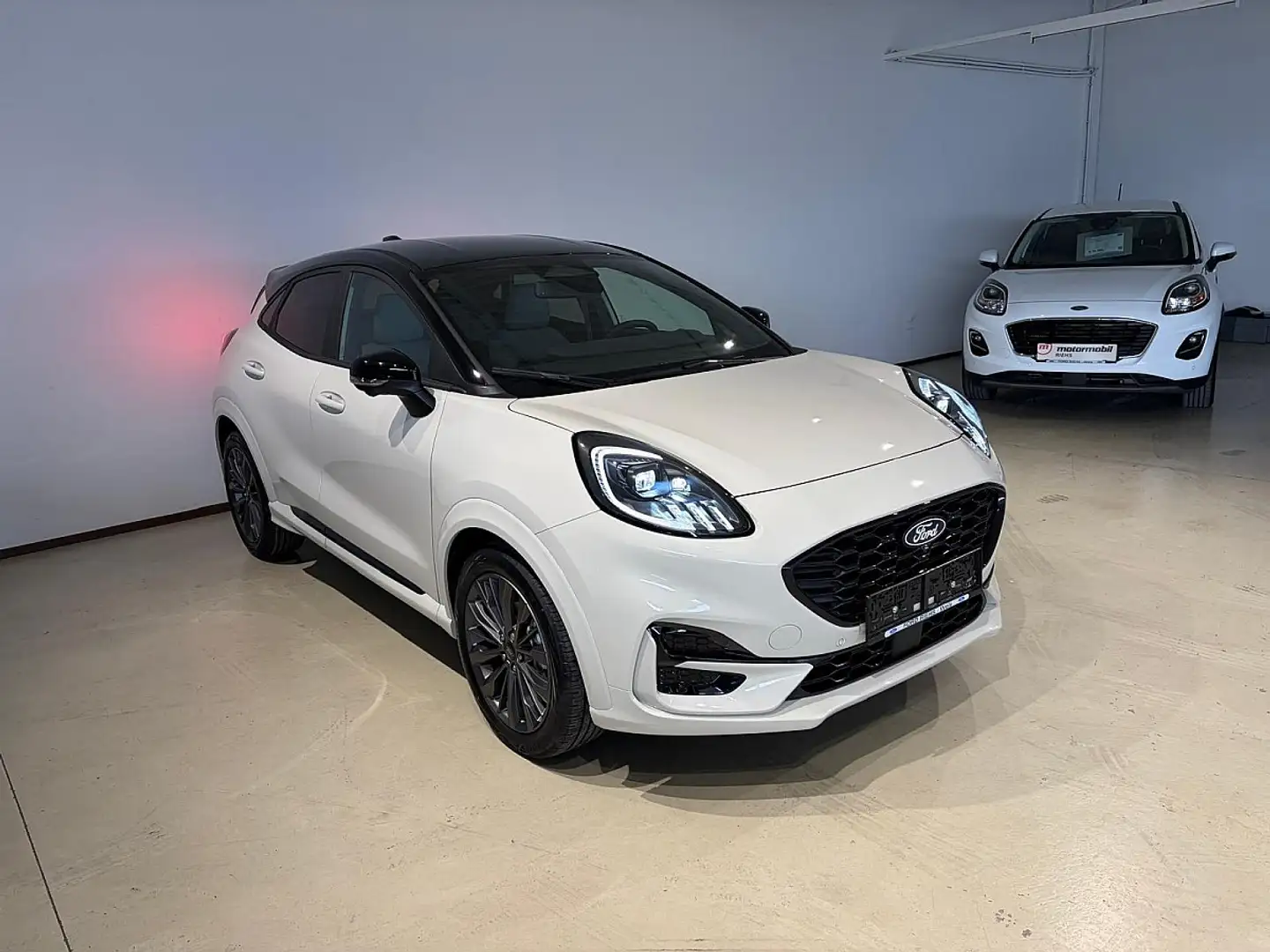 Ford Puma 1,0 EcoBoost Hybrid Sound Edition Blanc - 1