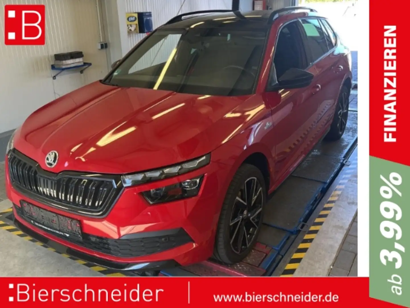 Skoda Kamiq 1.5 TSI DSG Monte Carlo AHK PANO ACC NAVI Rot - 1
