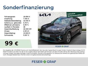 e-Niro 64 kWh Spirit / 1. Hand Leder Voll