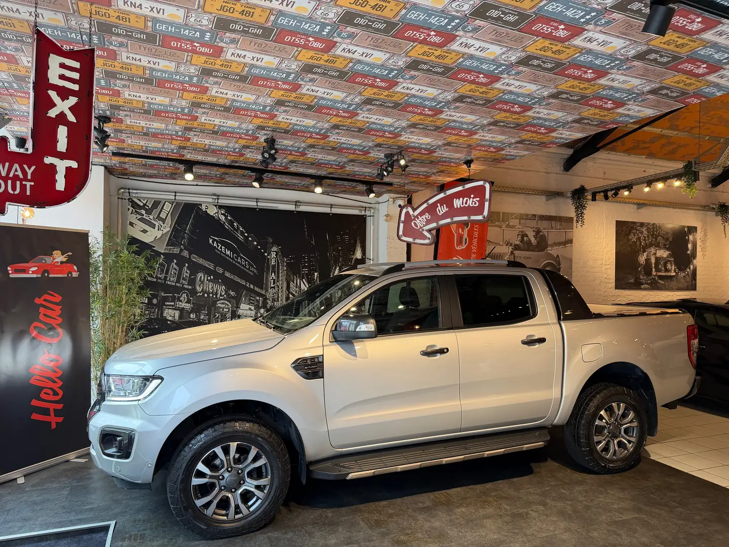 Ford Ranger WILDTRACK* FULL * TVA DEDUCTIBLE * CAM / EURO 6if Gris - 1