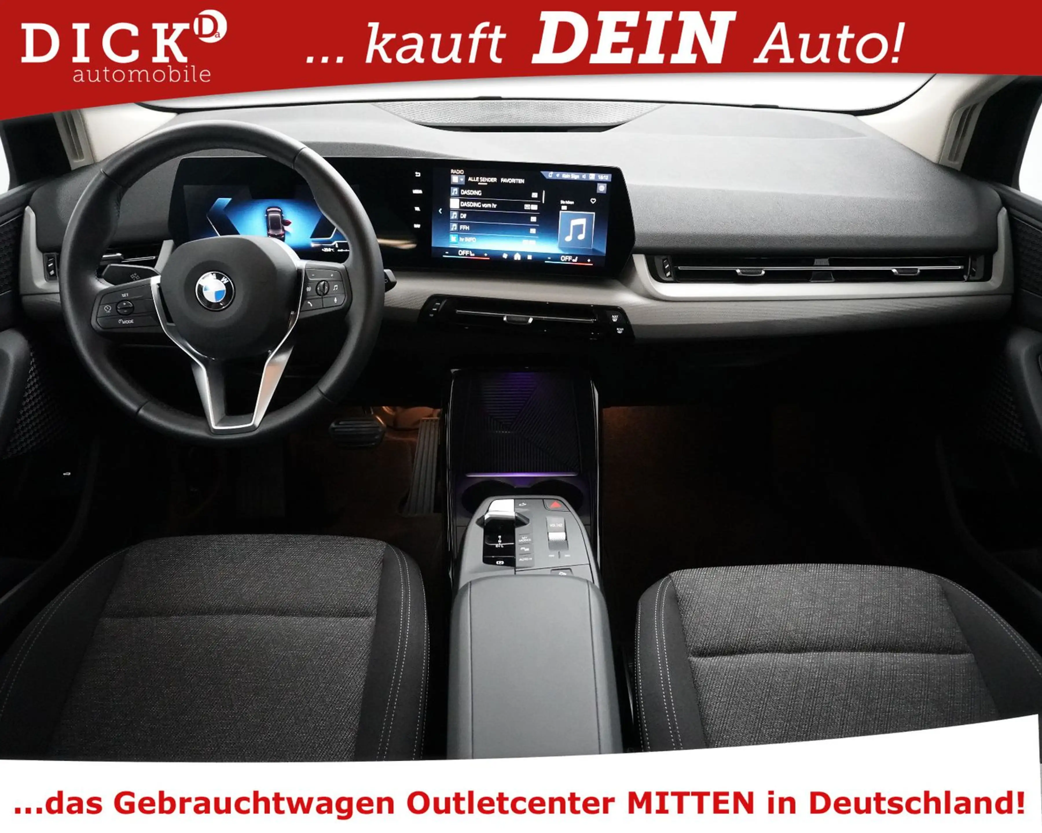 BMW 216 216i AT DKG SHADOW+NAV+LED+VIRTU+SHZ+KAM+TEMP+M — photo 11